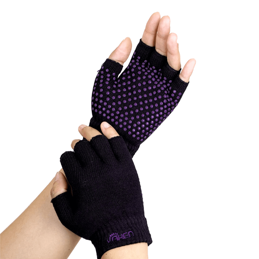  ถุงมือกันลื่น Vaken รุ่น Grip Gloves สีม่วง